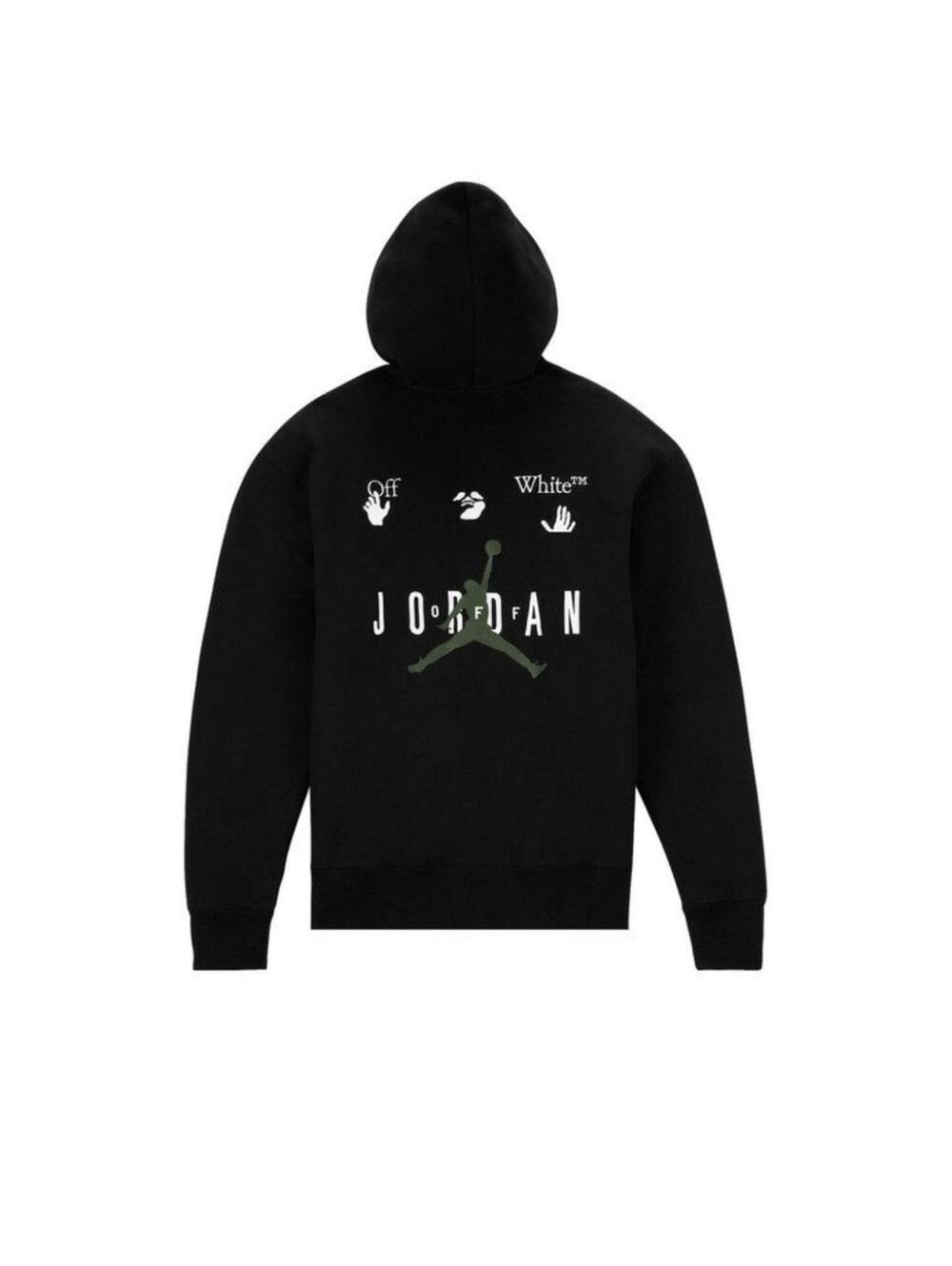 Off-White Men's Black and Multi Hoody